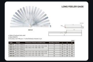 LONG FEELER GAGE (length 200mm)
