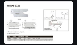 THREAD GAGE (ACME 29°)
