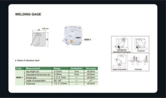WELDING GAUGE - INSIZE 4850-1IN
