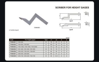 SCRIBER FOR HEIGHT GAGES