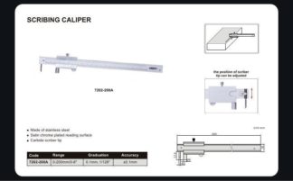 SCRIBING CALIPER - INSIZE 7202-200 0-200mm / 0-8"