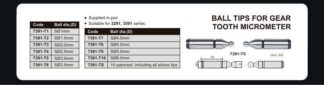 BALL TIPS - INSIZE 7391-TS