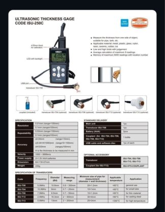 ULTRASONIC THICKNESS GAUGE - INSIZE Isu-200C