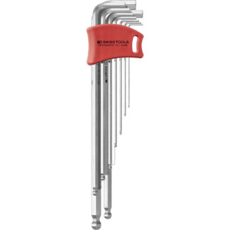 PB Swiss 9 Pce Metric Long Arm Ball End Hex Key L-Wrench Set (1.5-10mm)