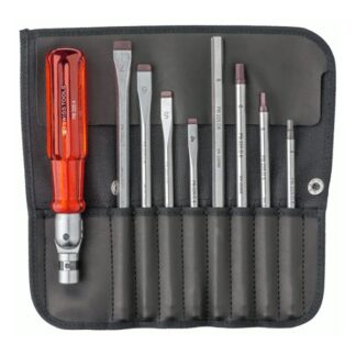 PB Swiss 9 Piece Interchangeable Blade Set Slotted & Hex