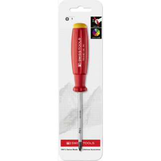 PB Swiss 8190 SwissGrip Phillips Cross Screwdriver PH1 x 80mm in Skin Pack