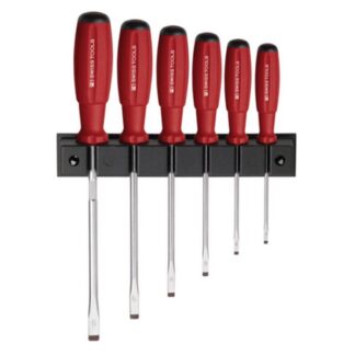 PB Swiss 8240 SwissGrip Screwdriver Set with Wall Mount for Slotted Screws