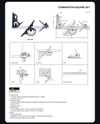 COMBINATION SQUARE SET